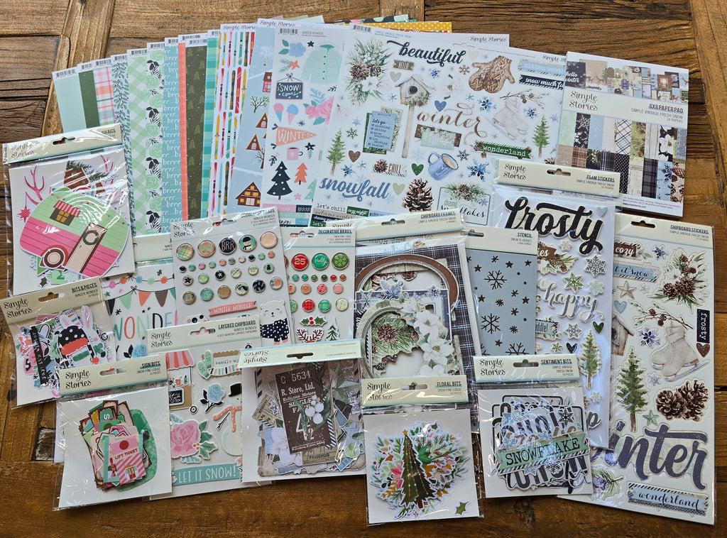 NEW! Seasons Scrapbook Bundle - WINTER