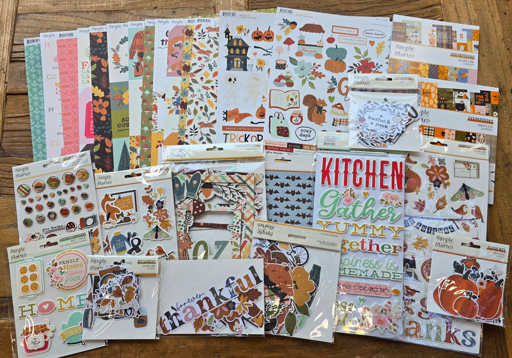 NEW! Seasons Scrapbook Bundle - FALL