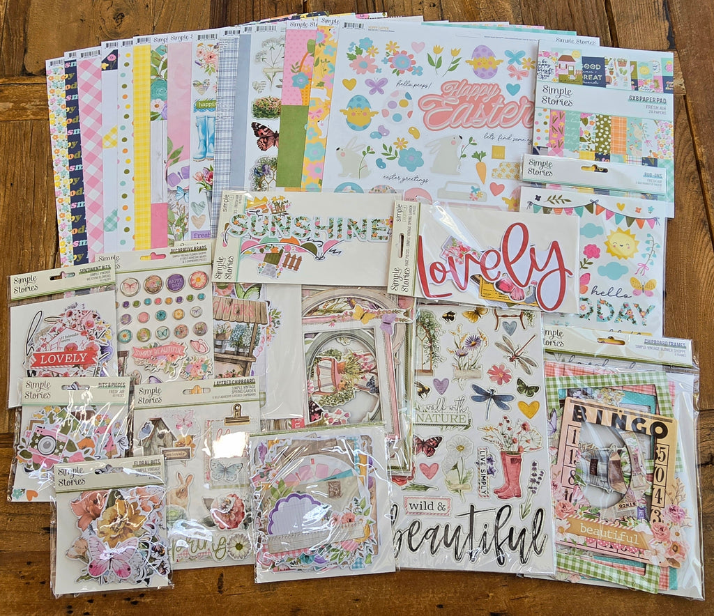 NEW! Seasons Scrapbook Bundle - SPRING
