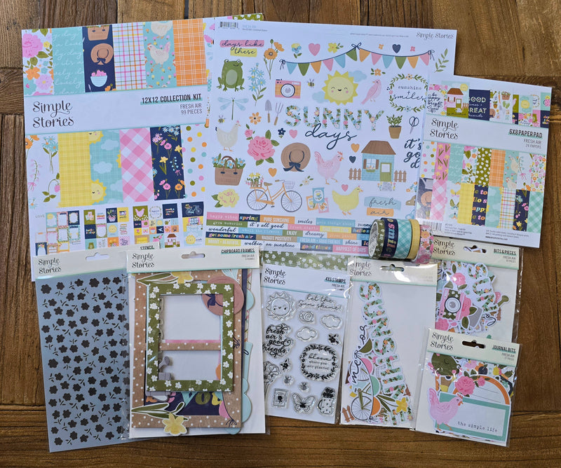 NEW! Fresh Air Scrapbook Bundle