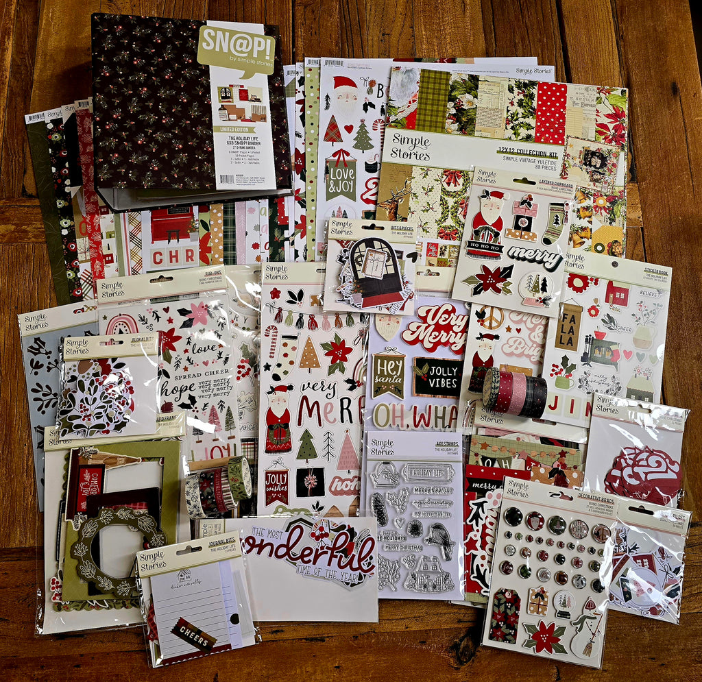 NEW! Christmas Warehouse Box including a 6x8 Binder!