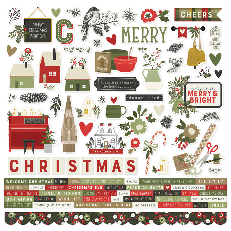 The Holiday Life  - Layered Chipboard