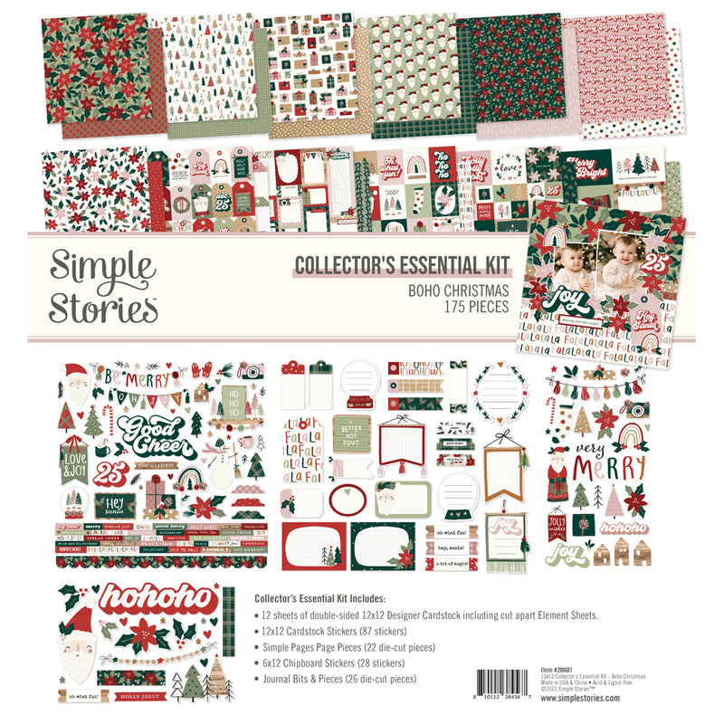 Boho Christmas - Cardstock Stickers