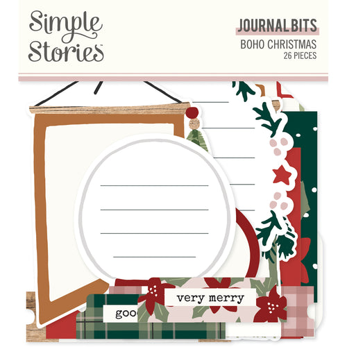 Boho Christmas Journal Bits & Pieces