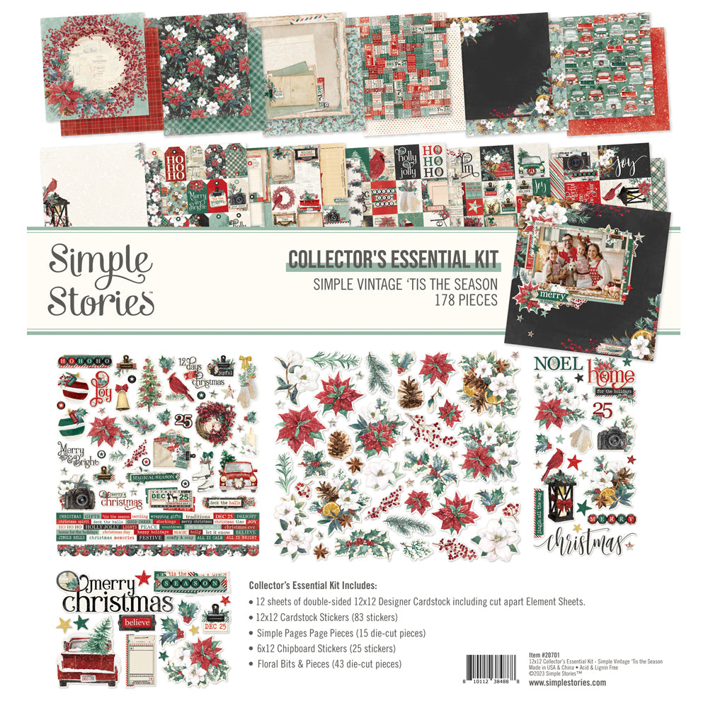 NEW! SIMPLE VINTAGE DEAR SANTA Mega Scrapbook Bundle