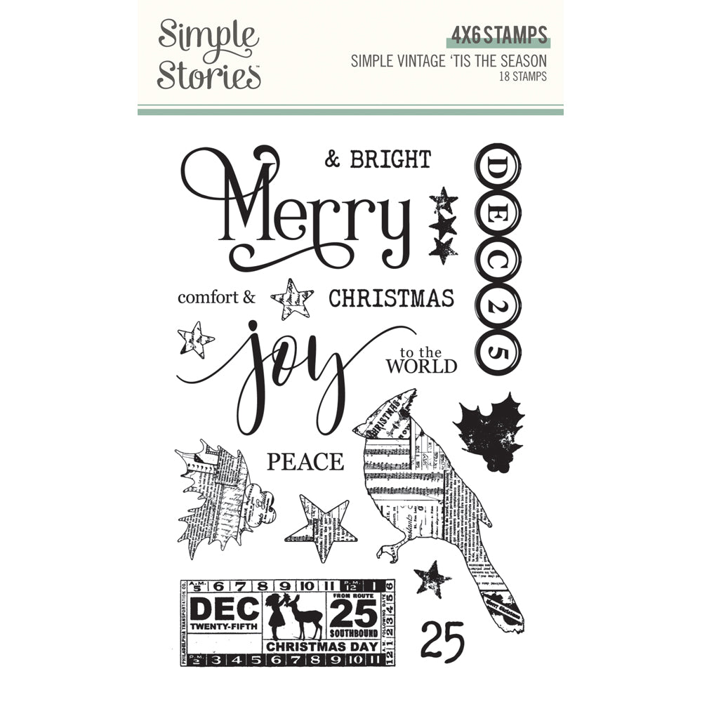 Simple Stories - S.V. 'Tis The Season collection Bits & Pieces Die-Cuts