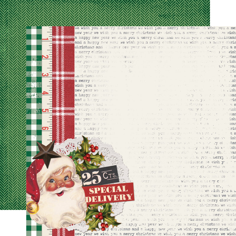 Simple Vintage Dear Santa - Ho Ho Ho