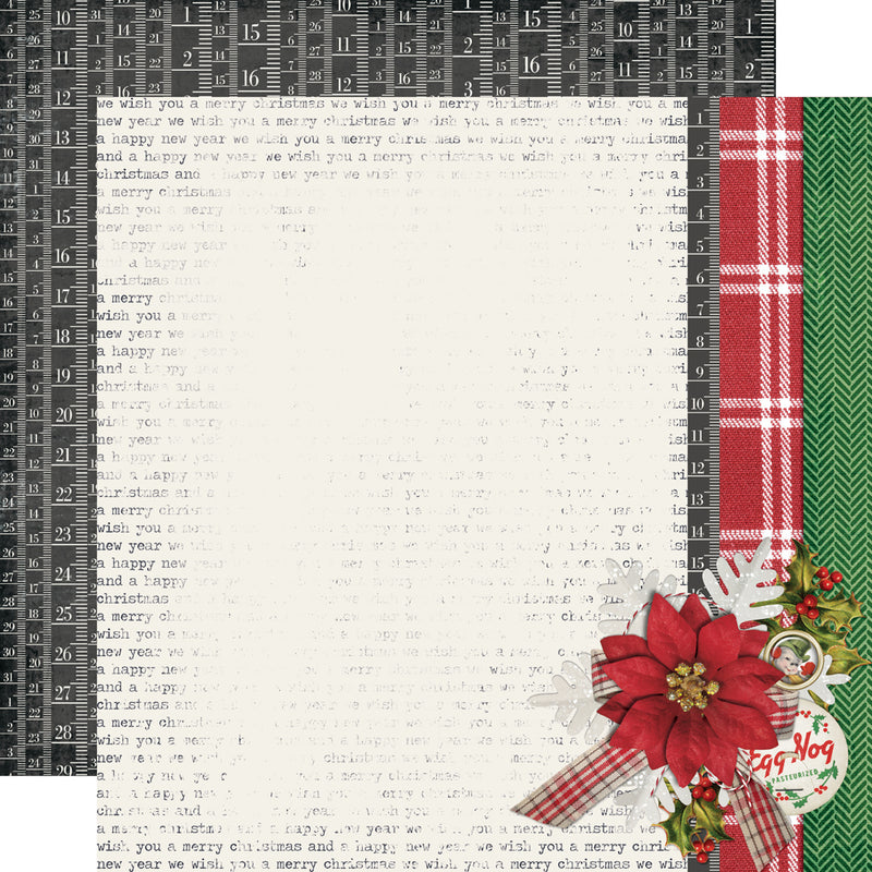 Simple Vintage Dear Santa - 6x8 Pad