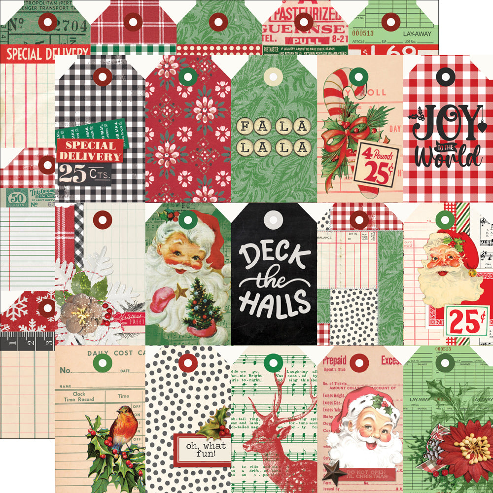 NEW! SIMPLE VINTAGE DEAR SANTA Mega Scrapbook Bundle