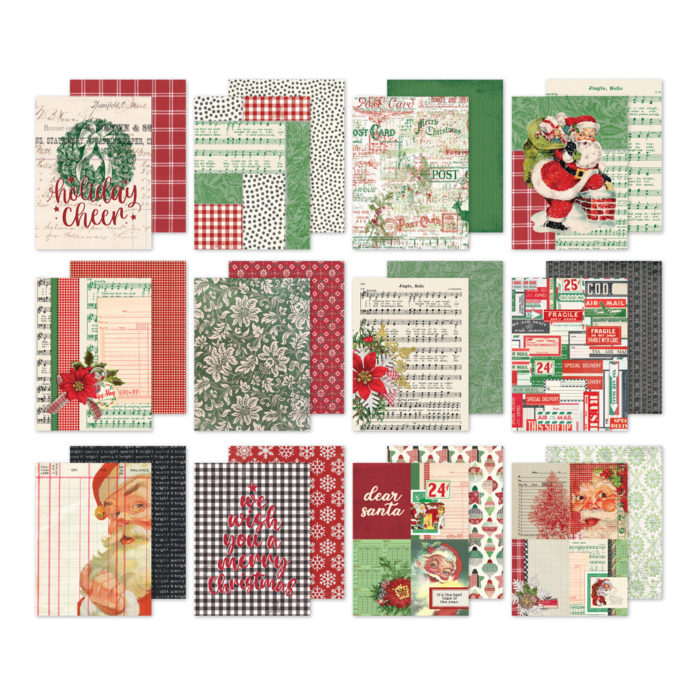 4x6 Elements Paper - Simple Stories - Simple Vintage Dear Santa