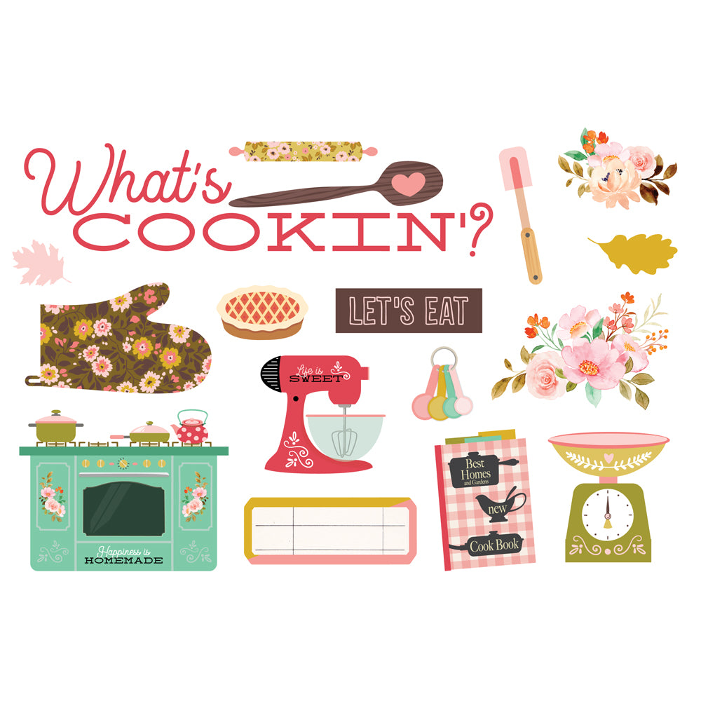 What's Cookin'- Simple Pages Page Pieces