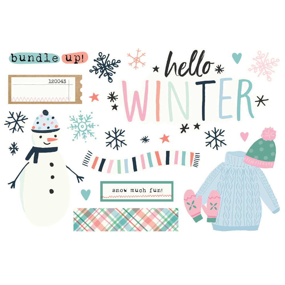 New! Simple Pages Page Pieces - Winter Wonder