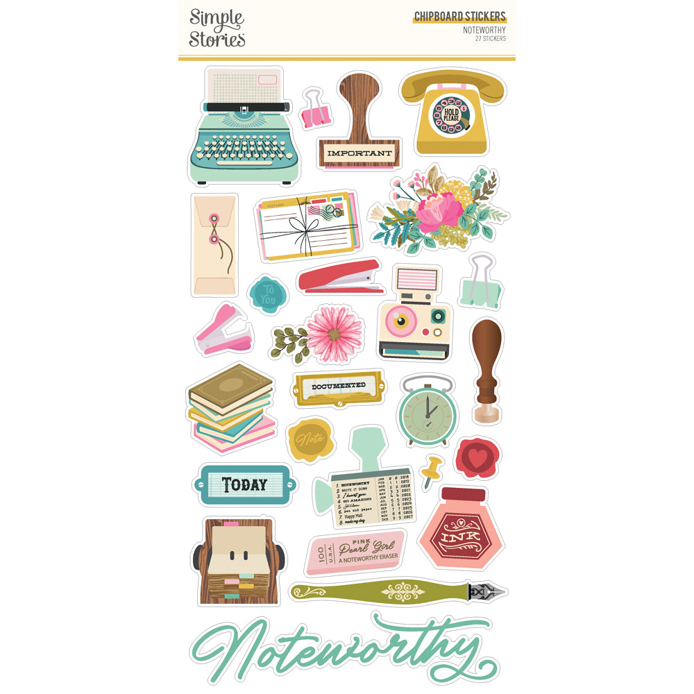 Noteworthy - 6x12 Chipboard