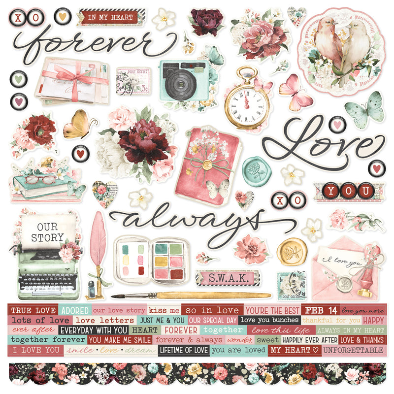 Simple Vintage Love Story - Collection Kit