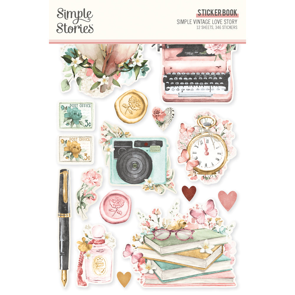 Elements 4x6 Paper - Simple Stories - Simple Vintage Love Story