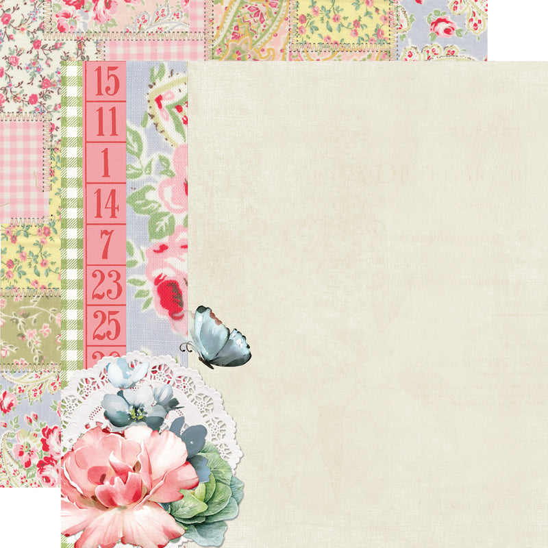 Simple Vintage Spring Garden  - Cardstock Stickers