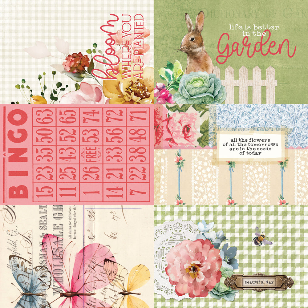 Simple Vintage Spring Garden 4x6 Elements Simple Stories