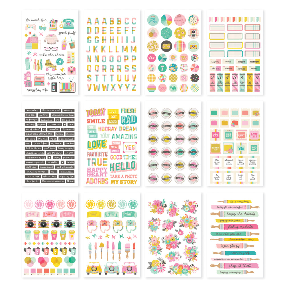Printable Sticker True True Colors - Sticker Book – Simple Stories