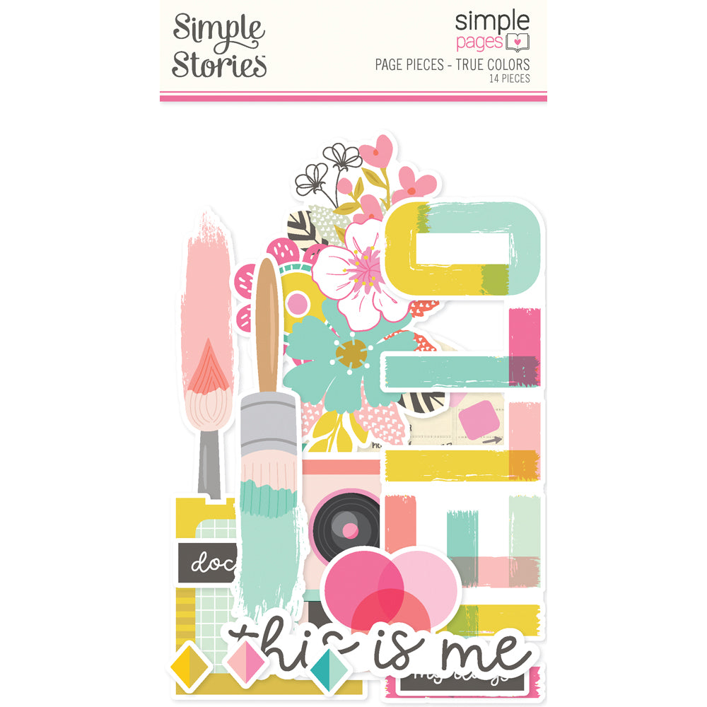 New! Simple Pages Page Pieces - True Colors