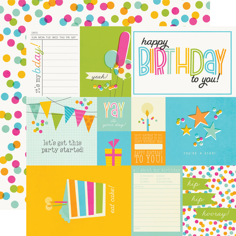 Birthday   - Cardstock Stickers