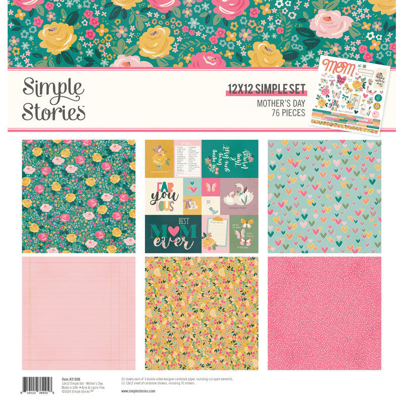 Simple Set + Page Piece Sale - Mother's Day