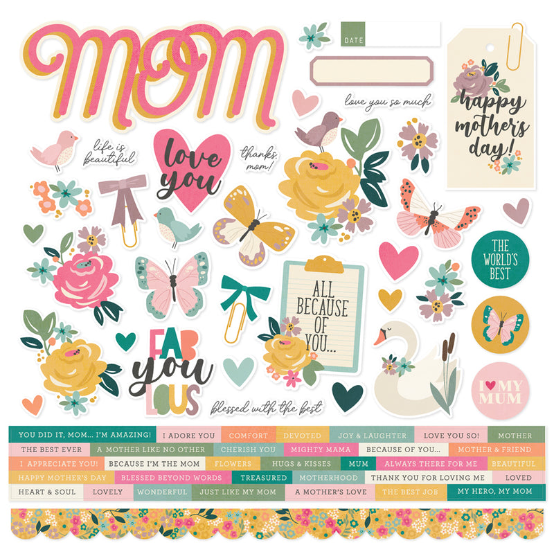 Mother's Day  - Simple Pages Page Pieces