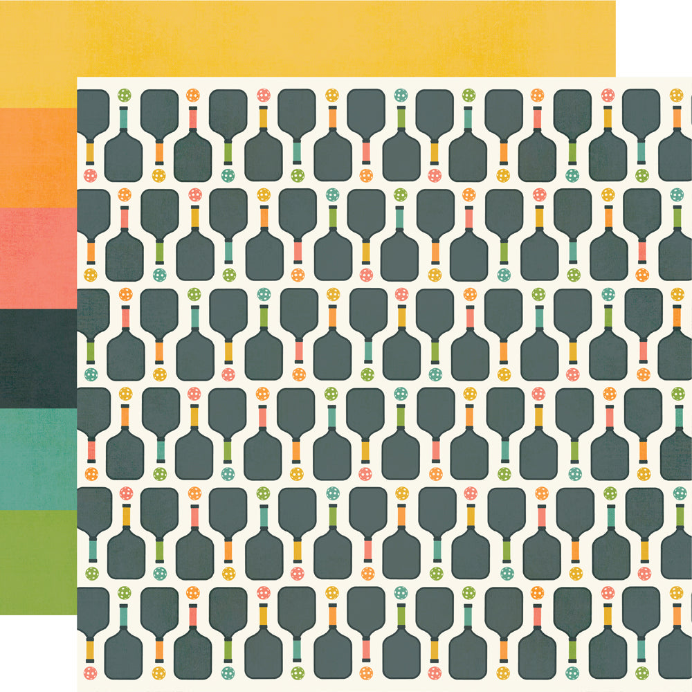 Pickleball Just Dink It! - 12X12 Designer Cardstock - 25 pack