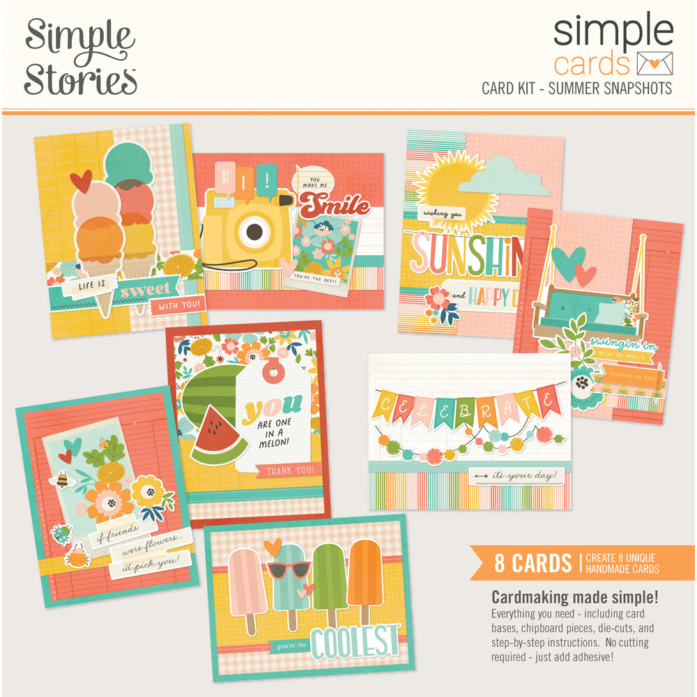 Shop Simple Card Summer Snapshots - Simple Cards Card Kit – Simple Stories