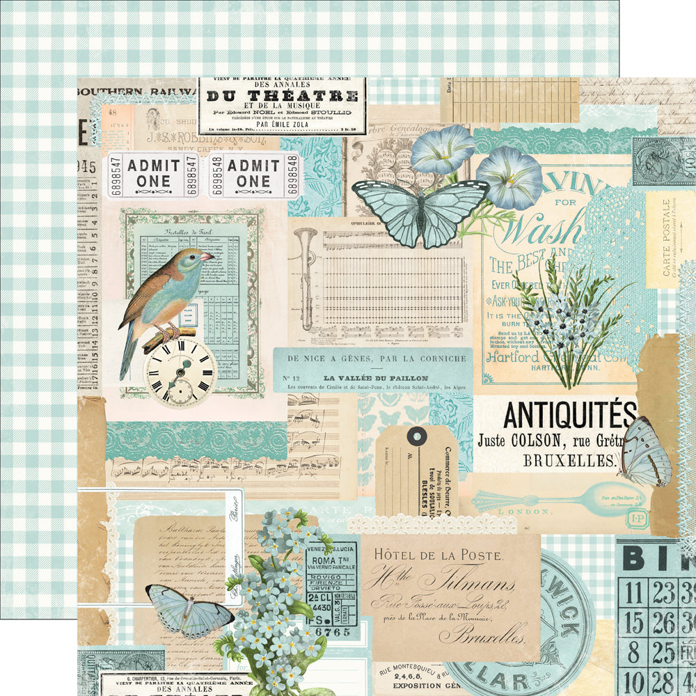 Simple Vintage Essentials Color Palette - Mint Collage