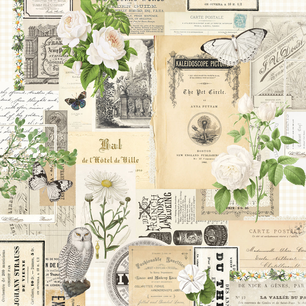 Simple Vintage Essentials Color Palette - Cream Collage