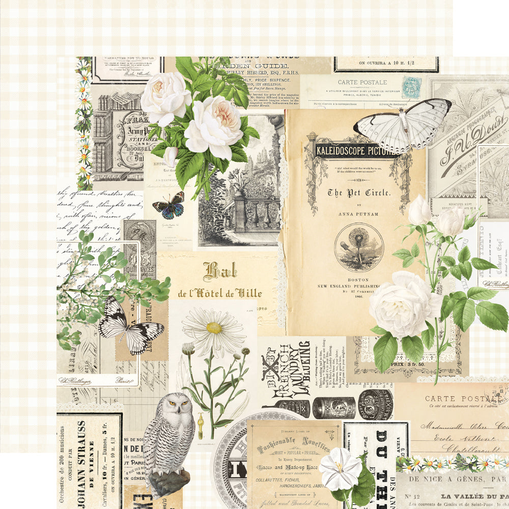 Simple Vintage Essentials Color Palette - Cream Collage