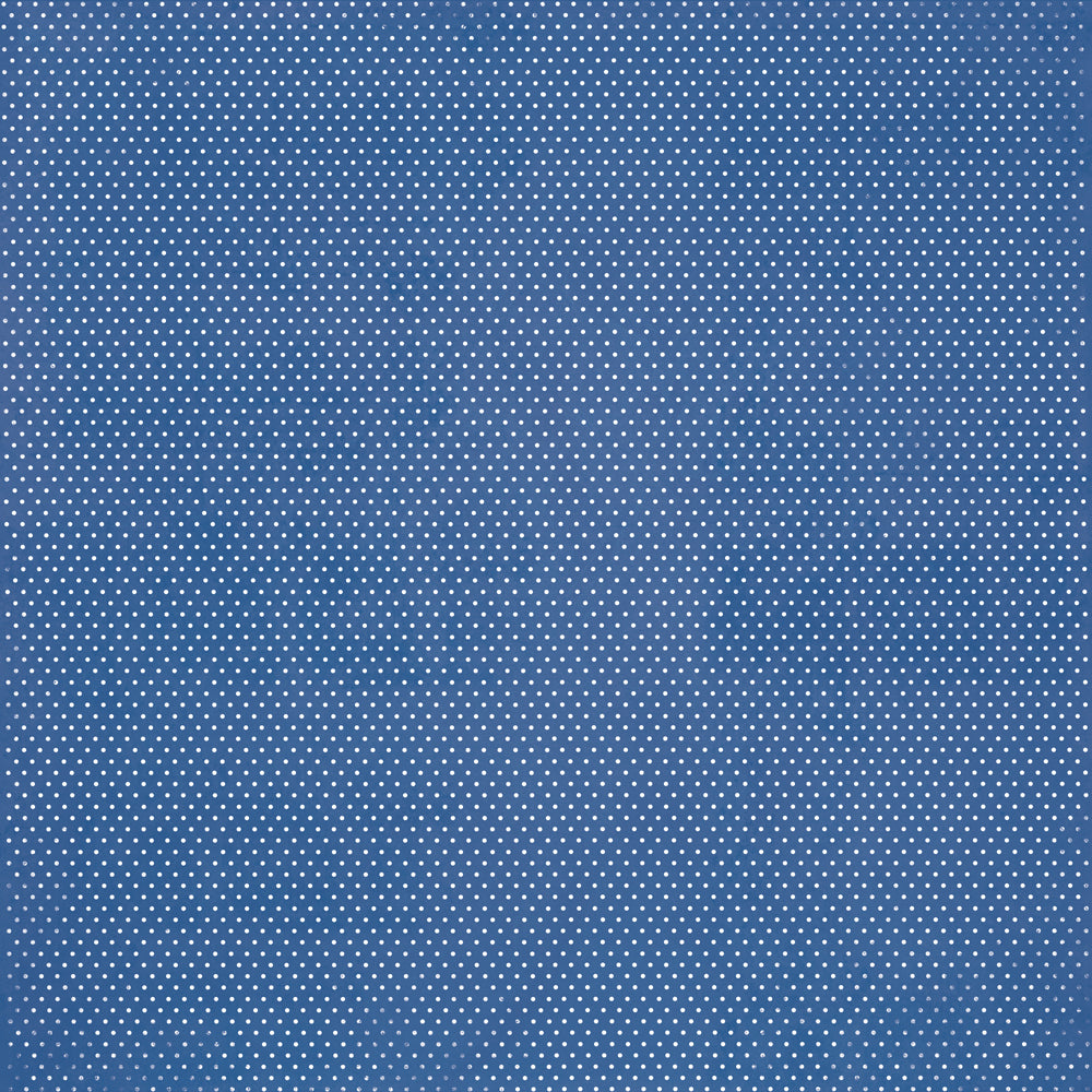 Simple Vintage Essentials Color Palette - Blue & Purple Dots