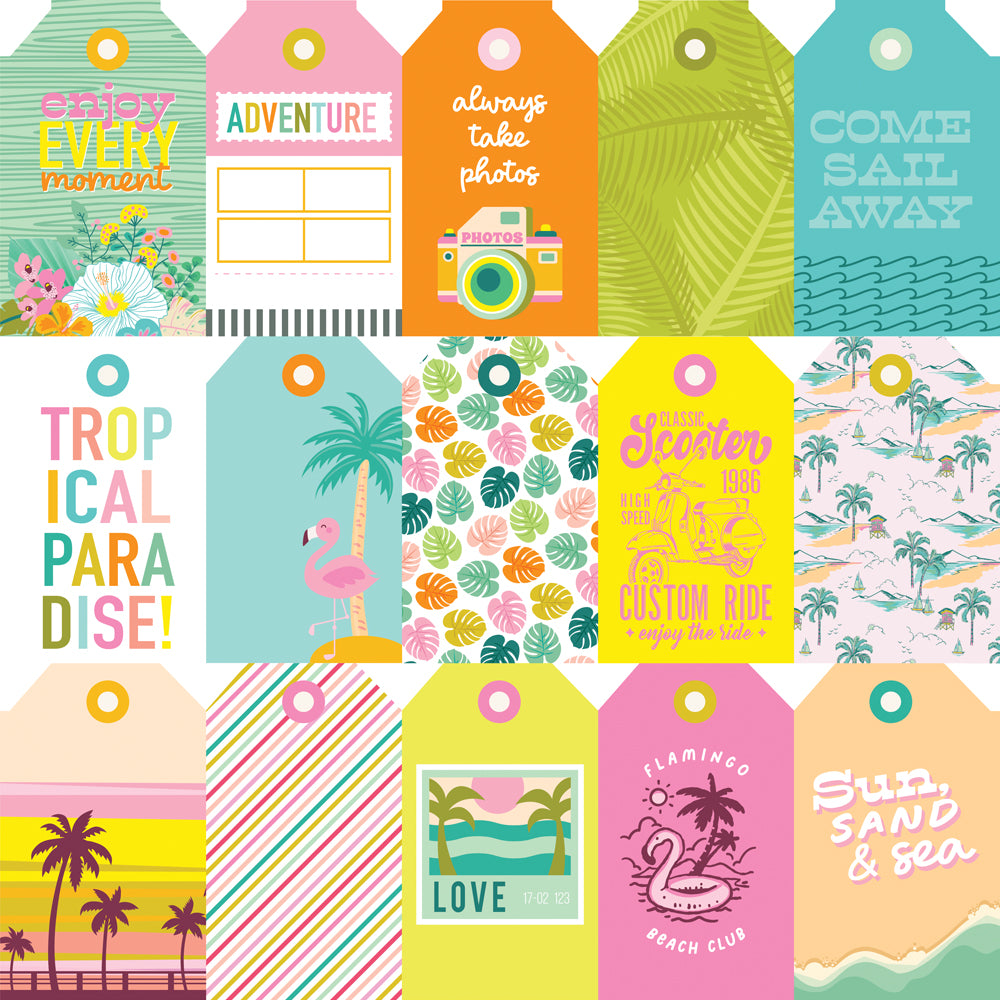 Just Beachy  - Tags Elements