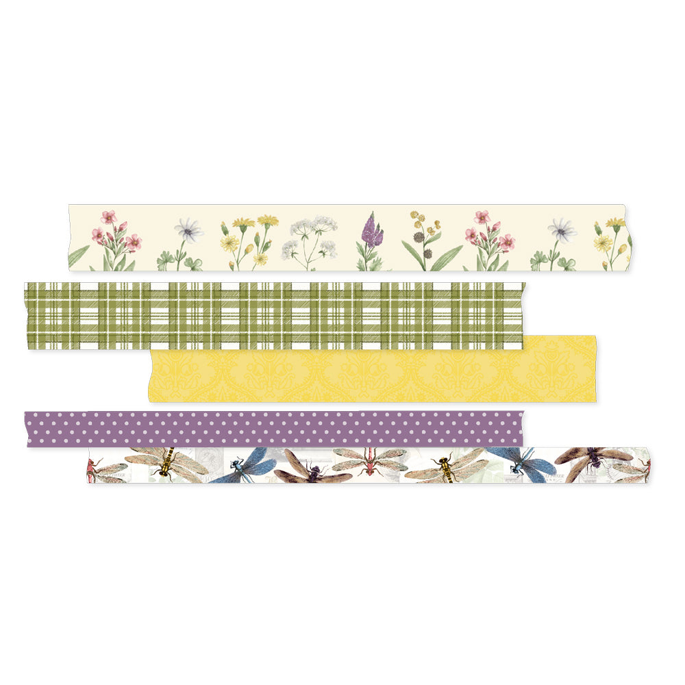 Simple Vintage Meadow Flowers - Washi Tape