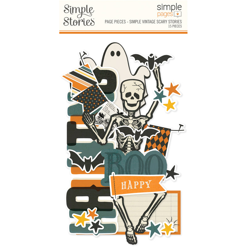 NEW! Simple Pages Page Pieces - Simple Vintage Scary Stories