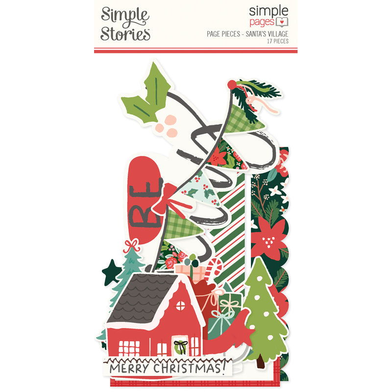NEW! Simple Pages Page Pieces - Santa's Village
