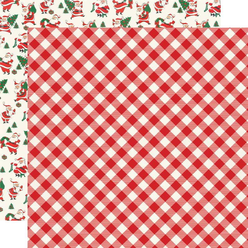 Simple Vintage Holly Jolly - Santa-Gram