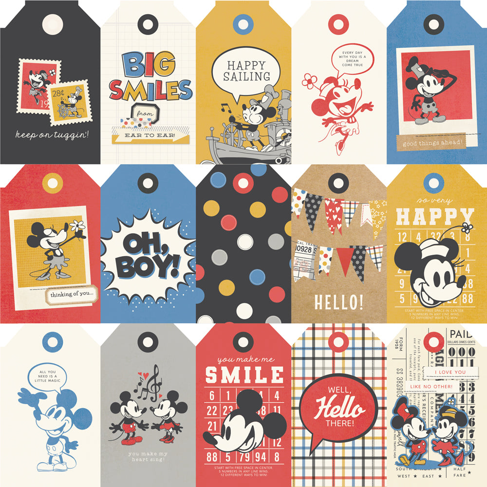 Mouse Tag Say Cheese Classic Mouse - Tags Elements – Simple Stories