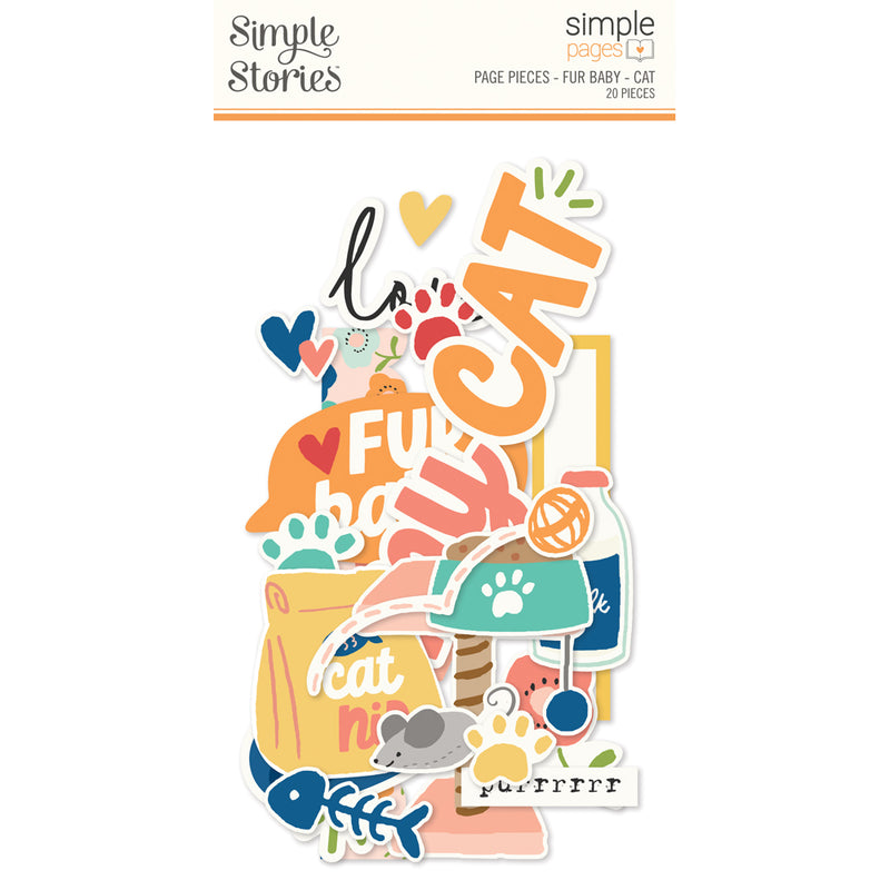 NEW! Simple Pages Page Pieces - Fur Baby Cat