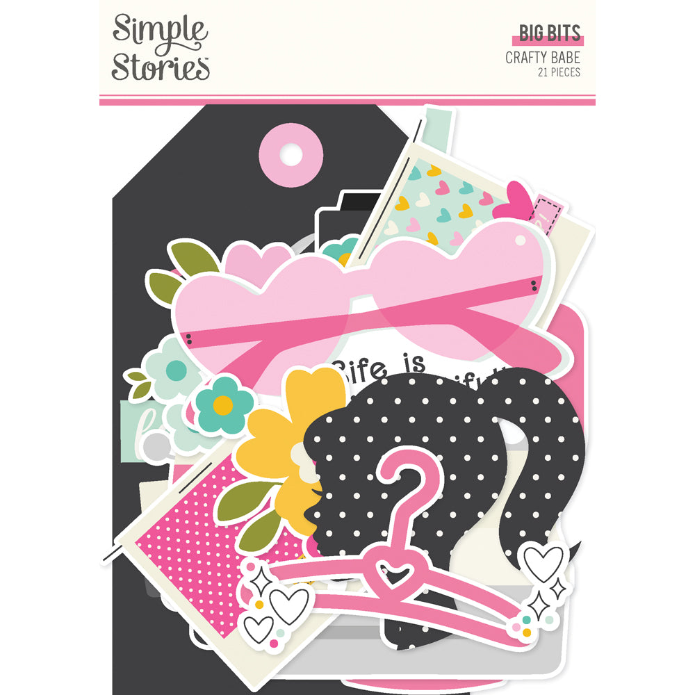 Crafty Babe Big Bits & Pieces - Unit of 6