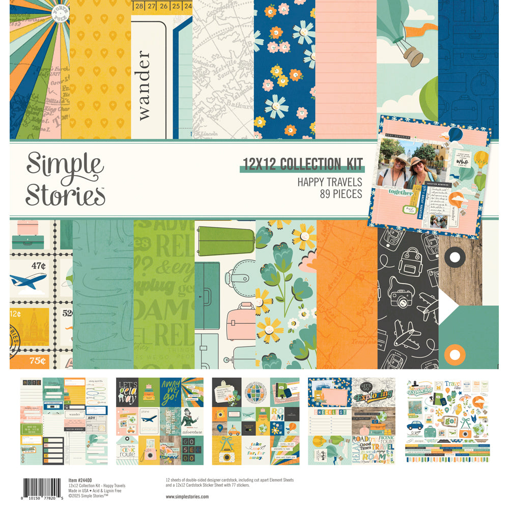 Happy Travels Collection Kit - Sold in Units of 6