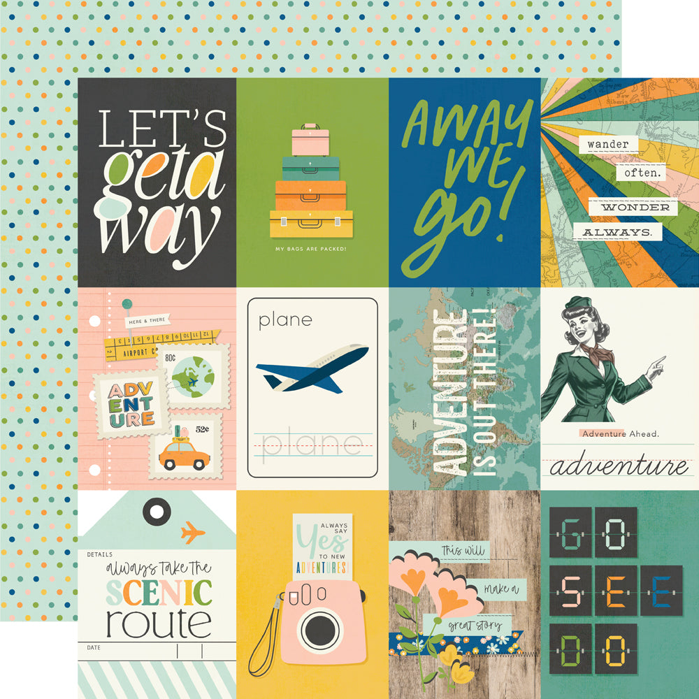 Happy Travels 3x4 Elements - 25 pack