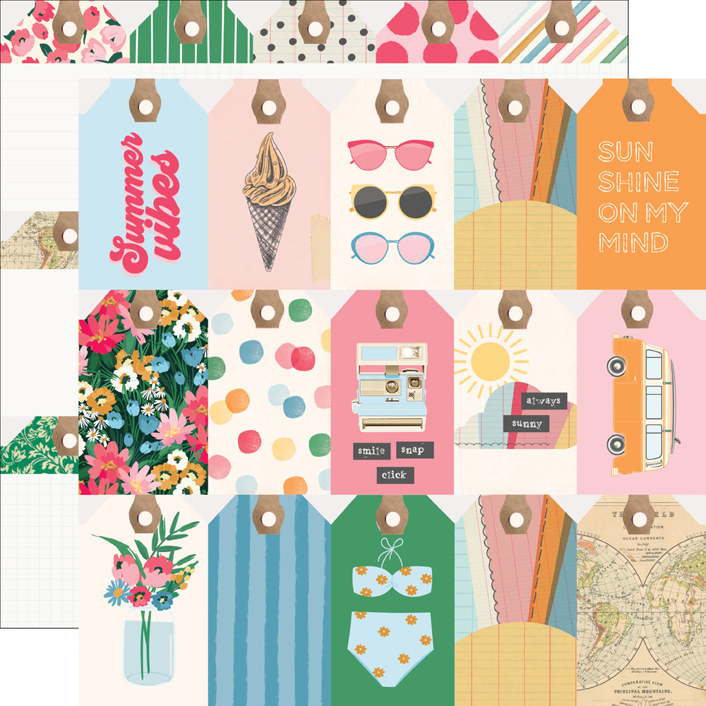 Sunny Days Tag Elements - 25 pack