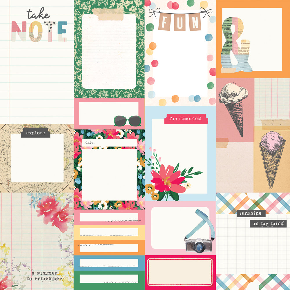 Sunny Days Journal Elements - 25 pack