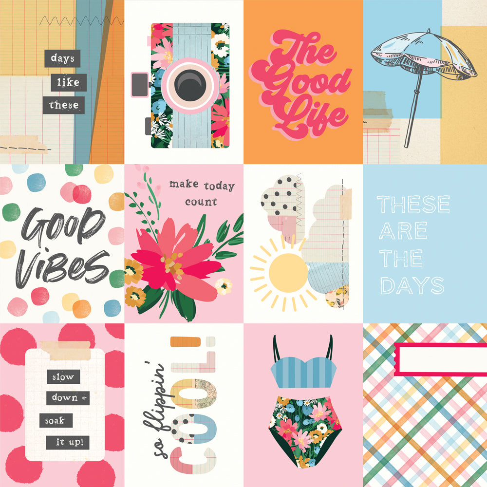 Sunny Days 3x4 Elements - 25 pack