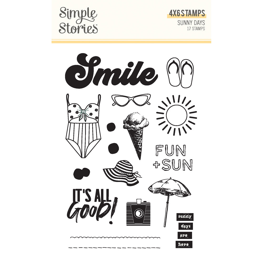 Sunny Days Stamps - Unit of 6