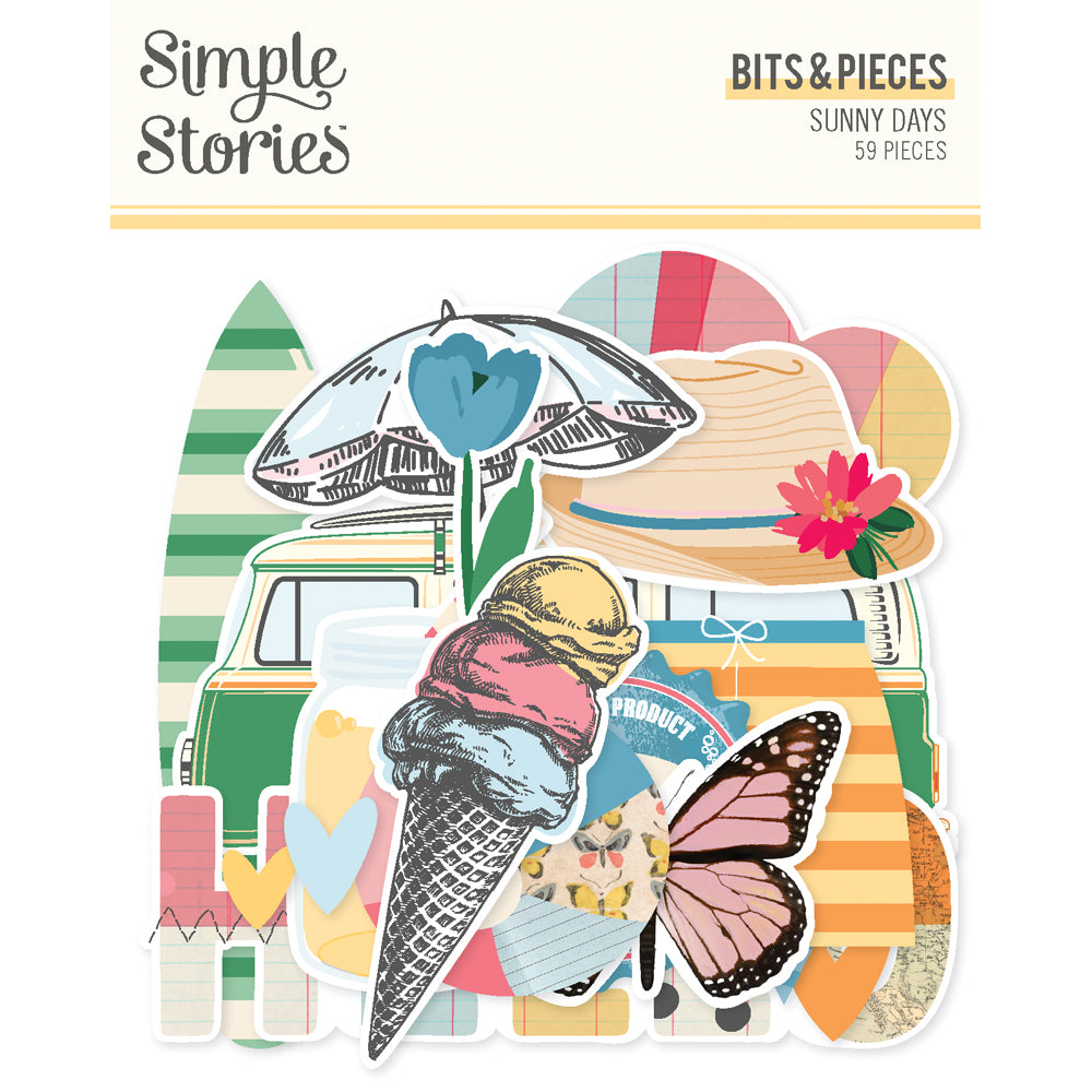 Sunny Days Bits & Pieces - Unit of 6