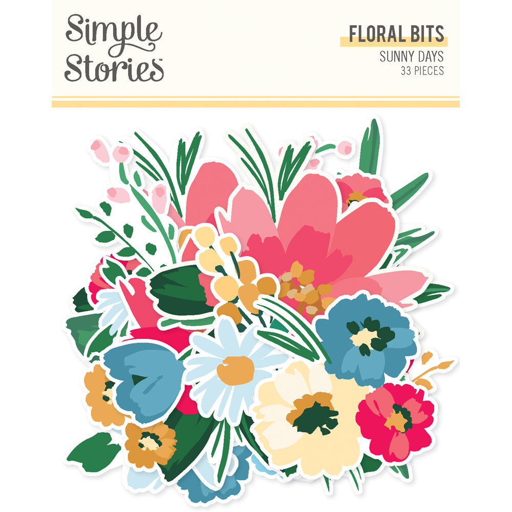 Sunny Days Floral Bits & Pieces - Unit of 6