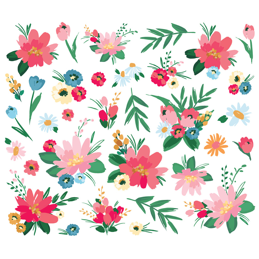 Sunny Days Floral Bits & Pieces - Unit of 6
