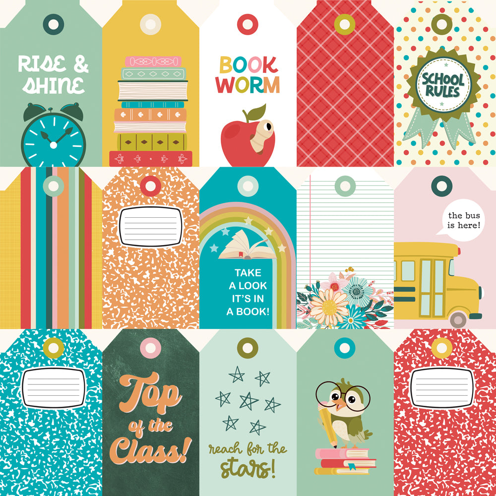 Book Fair Tag Elements - 25 pack